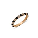 Terzihan Tornado Ring - Black Enamel