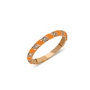 Terzihan Tornado Ring - Neon Orange Enamel