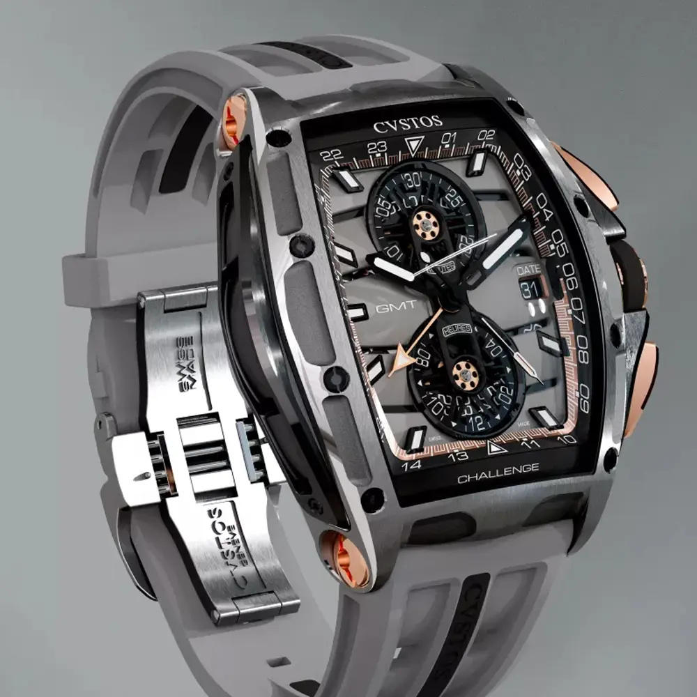 Cvstos Chrono GMT Dark Grey Steel/Nardo - 45mm B01110.4502001 #3