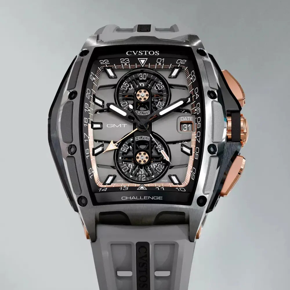 Cvstos Chrono GMT Dark Grey Steel/Nardo - 45mm B01110.4502001 #4