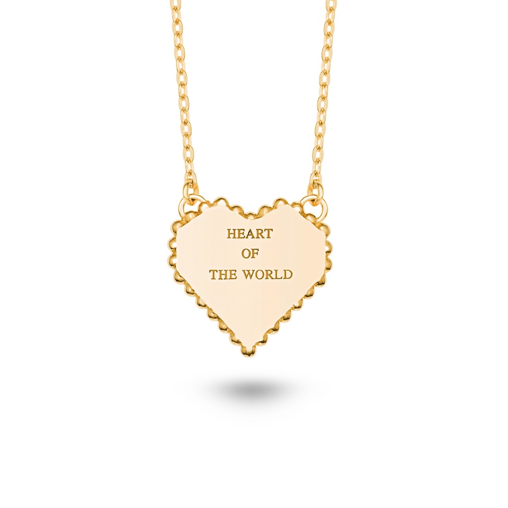 Small Heart Of The World Necklace #2