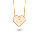 Small Heart Of The World Necklace #2