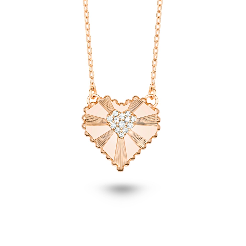 Small Heart Of The World Necklace #3