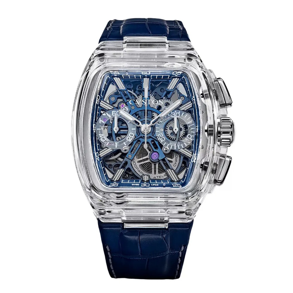 Cvstos Metropolitan Chrono Sapphire/Blue Dial - 42mm F00112.4283001