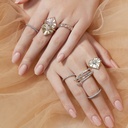 Double Heart Ring #4