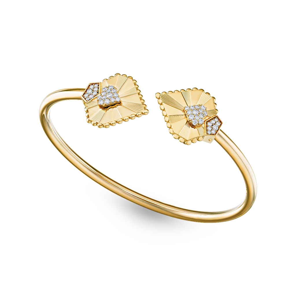 Double Heart Of The World Bangle #2