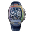 Cvstos Metropolitan Chrono Titanium Blue SQLT/Rainbow - 42mm F00112.4213002