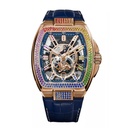 Cvstos Metropolitan PS Rose Gold/SQLT 5N Dial/Diamond - 42mm F00103.4225002