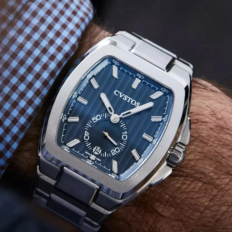 Cvstos Metropolitan PS Titanium/Blue - 42mm F01103.4213001 #3
