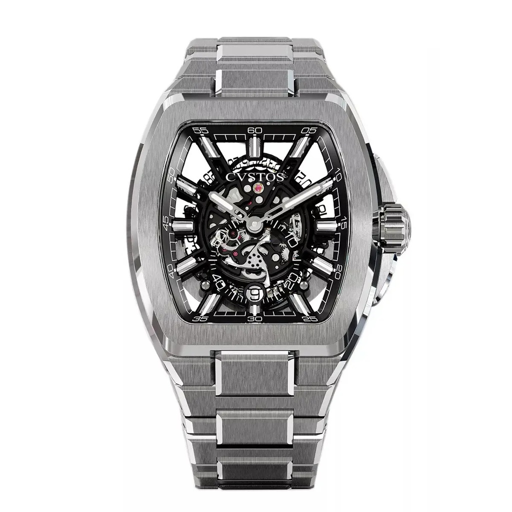 Cvstos Metropolitan PS Titanium/SQLT Black - 42mm F00103.4212001