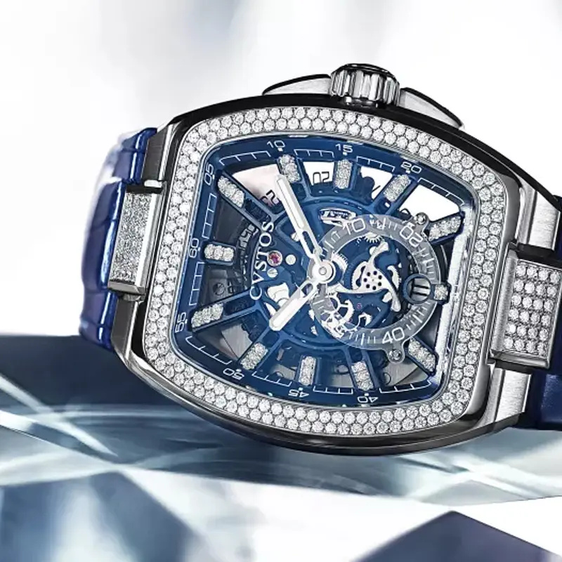 Cvstos Metropolitan PS Titanium/SQLT Blue Dial/Diamond - 42mm F00103.4216001 #2