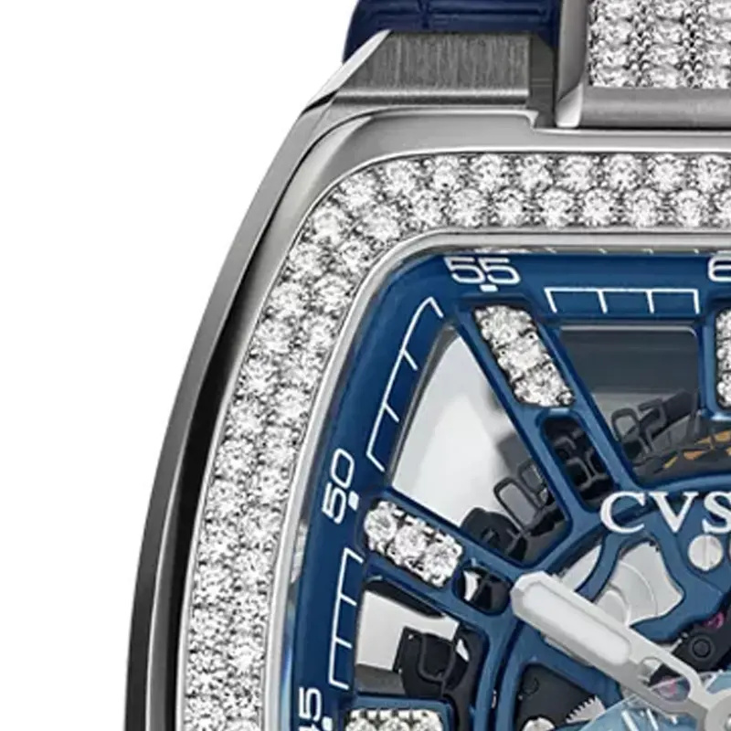 Cvstos Metropolitan PS Titanium/SQLT Blue Dial/Diamond - 42mm F00103.4216001 #4