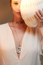 Eden Diamond Tag Necklace #2