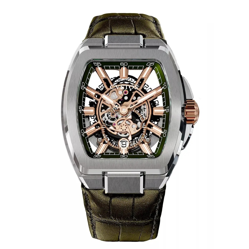 Cvstos Metropolitan PS Titanium/SQLT Kaki - 42mm F00103.4215001