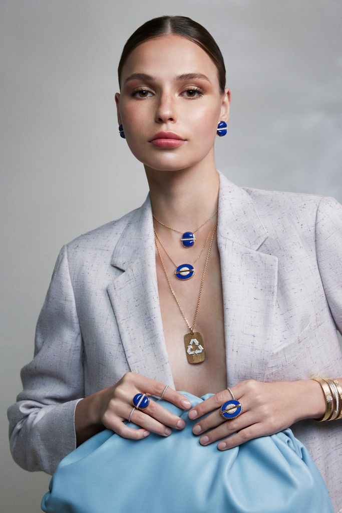 As Above So Below Ring In Lapis Lazuli #3