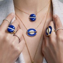 As Above So Below Necklace In Lapis Lazuli #2