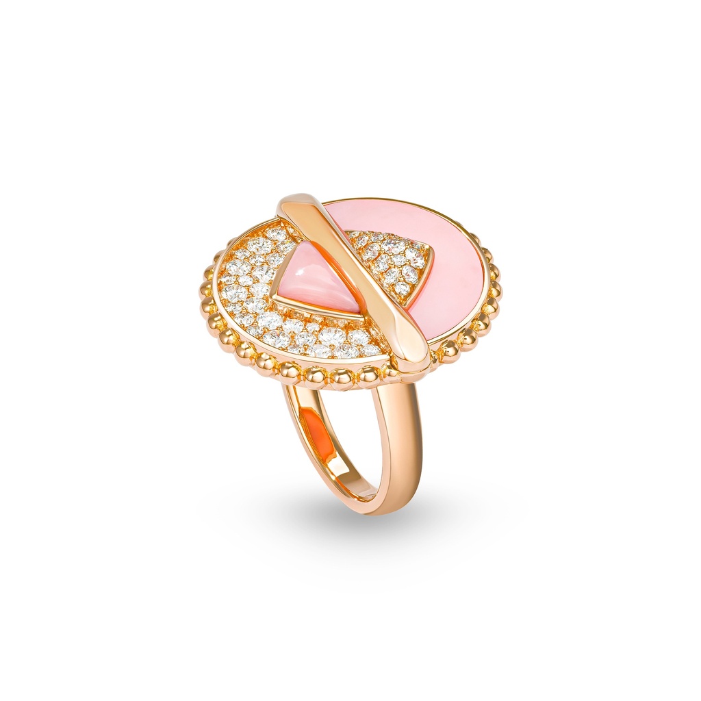 Vice Versa Ring In Pink Opal #2