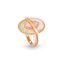 Vice Versa Ring In Pink Opal #2
