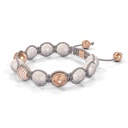 Shamballa Jewels Rose Gold, Diamond & Moonstone 10mm Bead Braided Bracelet (Right View)