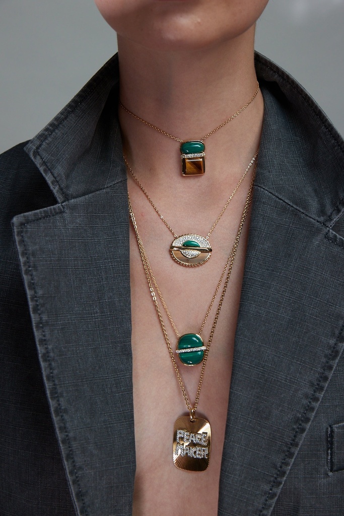 Diamond Peace Maker Necklace #3