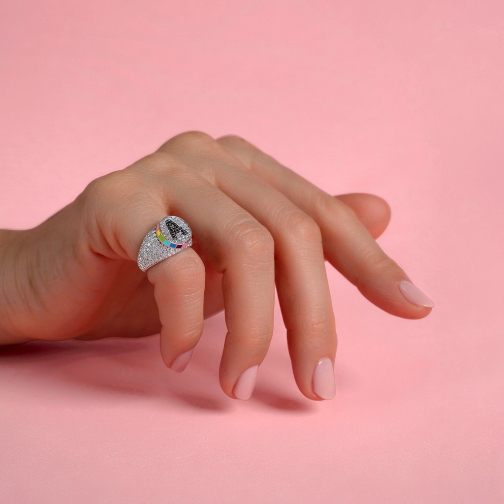 Aisha Baker Signet Dreams Diamond White Gold Pinky Ring SD002_3.jpg
