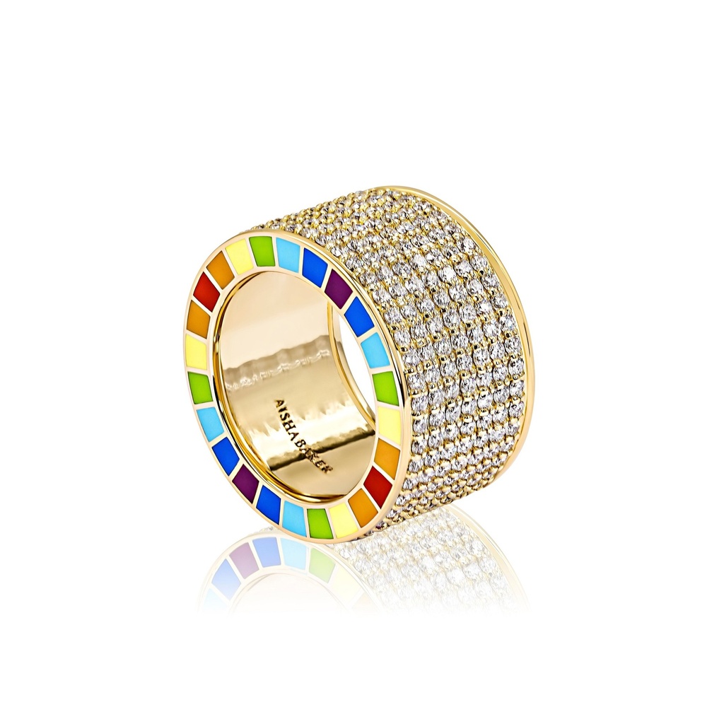 Aisha Baker Me Wide Yellow Gold Diamond Ring ME012_2.jpg