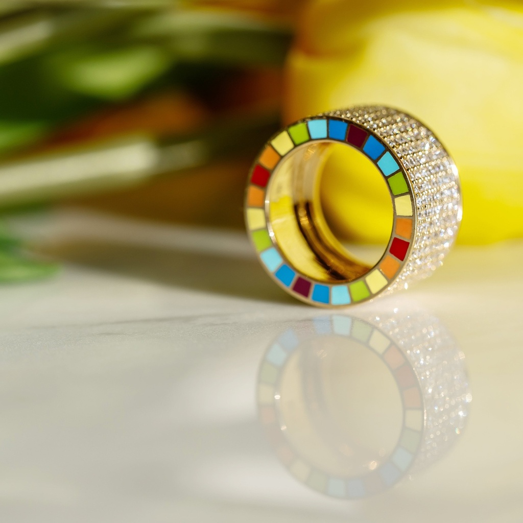 Aisha Baker Me Wide Yellow Gold Diamond Ring ME012_4.jpg