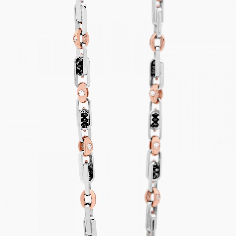 Zancan white gold necklace with diamonds. #2