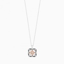 Zancan white gold necklace with iconic wind rose. #2