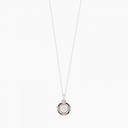 Zancan white gold necklace with iconic wind rose. #2