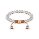 Shamballa Jewels 6mm White Gold Non-Braided Full Diamond Bracelet (Back View)