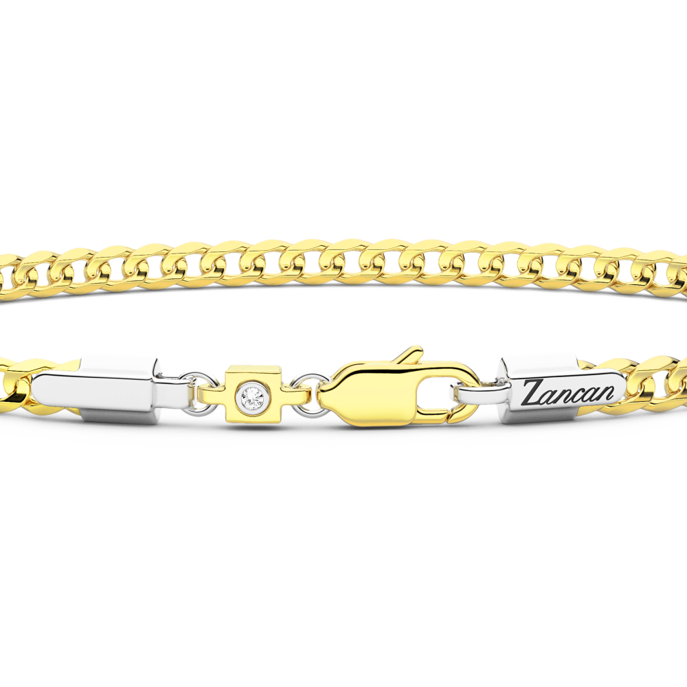 Zancan link-only bracelet in 18kt gold. #3