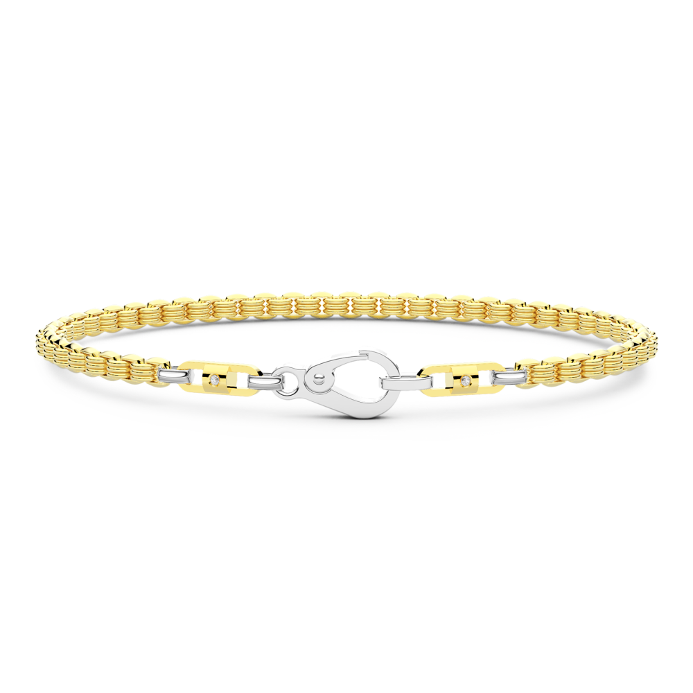 Zancan link-only bracelet in 18kt gold. #2