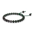 Shamballa Jewels 6mm Black Gold & Black Diamond Non-Braided Shamballa Bracelet (Right View)