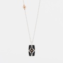 Zancan gold necklace with wind rose pendant and diamonds. #2