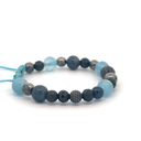 FF EXCLUSIVE 2/5 - Multi Size Black Gold, Black Diamond, Aqua, Amethyst & Ceramic Non-Braided Shamballa Bracelet#2