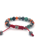 FF EXCLUSIVE 3/5 - Multi Size Black Gold, Black Diamond, Emerald & Carnelian Non-Braided Shamballa Bracelet#3