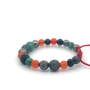 FF EXCLUSIVE 3/5 - Multi Size Black Gold, Black Diamond, Emerald & Carnelian Non-Braided Shamballa Bracelet#4