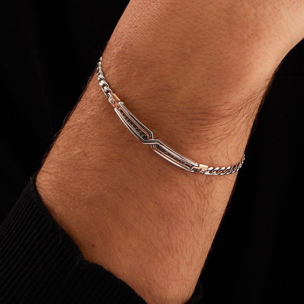 Zancan white gold bracelet with diamonds. #2