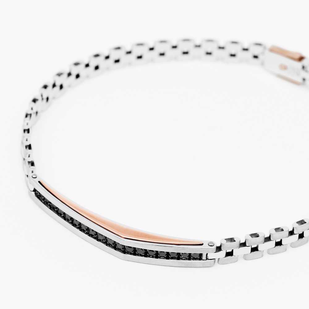 Zancan white gold bracelet with diamonds. #2