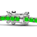 Zancan tennis bracelet in 18kt gold and emeralds. #2