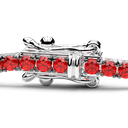 Zancan tennis bracelet in 18kt gold and rubies. #2