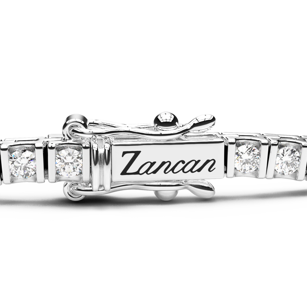 Zancan tennis bracelet in 18k gold and diamonds. #2