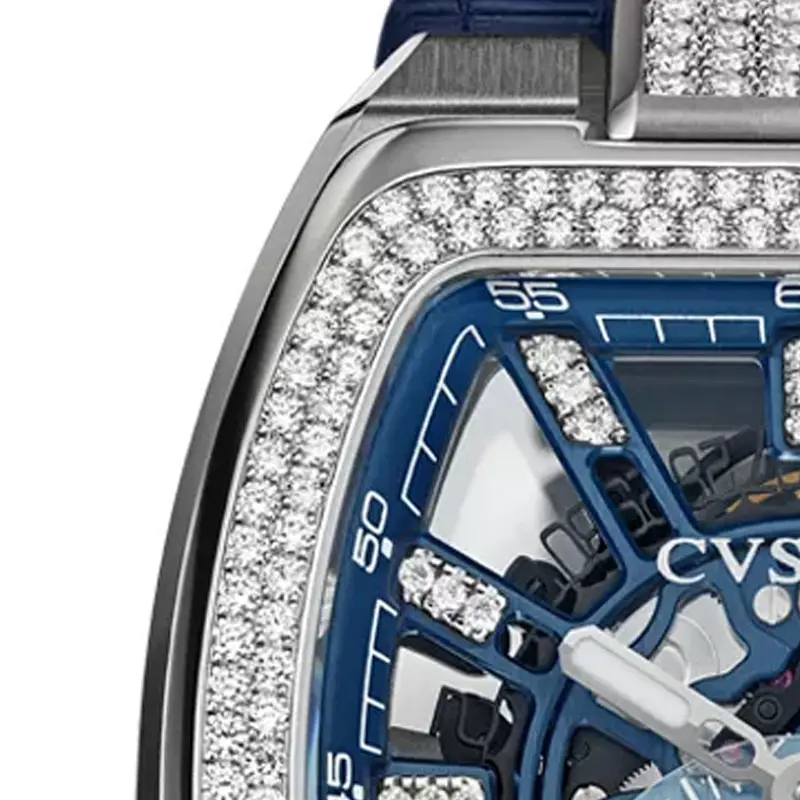 Metropolitan PS Titanium/SQLT Blue Dial/Diamond F00103.4216001#3