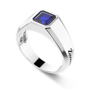 Zancan ring in 18kt gold with blue sapphire. #2