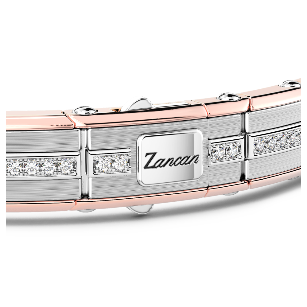 Zancan bracelet in 18kt gold with blue sapphires. #3