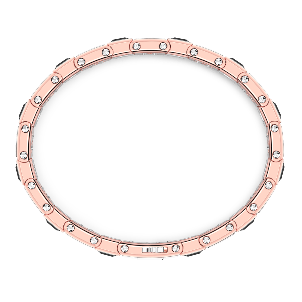 Zancan bracelet in 18kt gold with black diamonds. #2