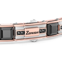 Zancan bracelet in 18kt gold with black diamonds. #3