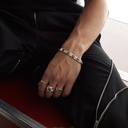 Zancan bracelet in 18kt gold with black diamonds. #4
