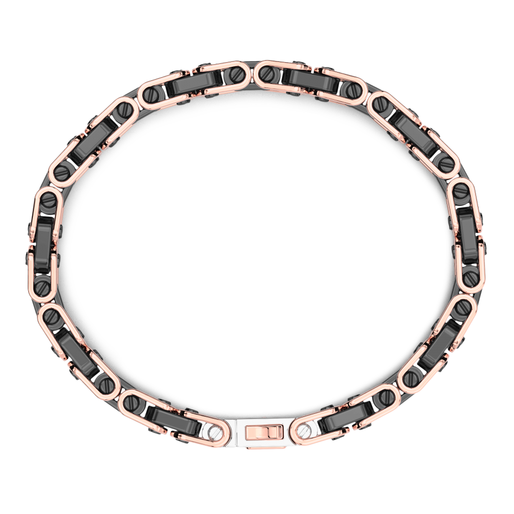 Zancan bracelet in 18kt gold and black ceramic. #2